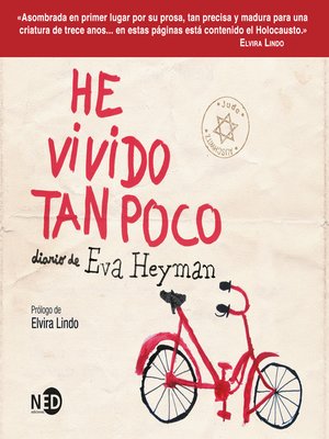 cover image of He vivido tan poco